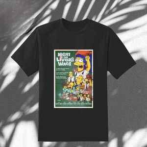 The Simpsons Night Of The Living Wage Classic T-Shirt